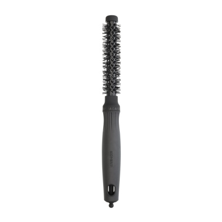 Perie termică rotundă Olivia Garden Expert Blowout Shine 15mm Black Label, cu peri ondulați și bară ceramică turmalinată