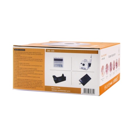 Pila / Freza Electrica Unghii Profesionala Bee Nails 65W, BN-335, Alb - Img 16
