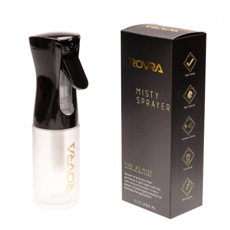 Pulverizator Frizerie - Rovra - 200 ml - Negru - Img 2