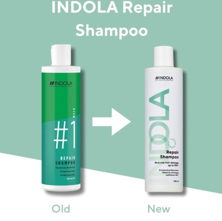 Șampon Pentru Regenerarea Părului Deteriorat Indola Repair Shampoo - Img 3