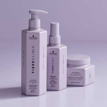 Șampon Reparator Și Disciplinant Anti-Frizz Schwarzkopf Professional Bonacure Fibre Clinix De-Frizz Shampoo 300ml - Img 2