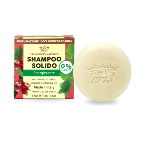 Sampon solid energizant Saponificio Varesino Energizing Shampoo Bar 80g