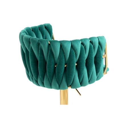 Scaun Make-up Glamour, Verde Smarald - Img 3