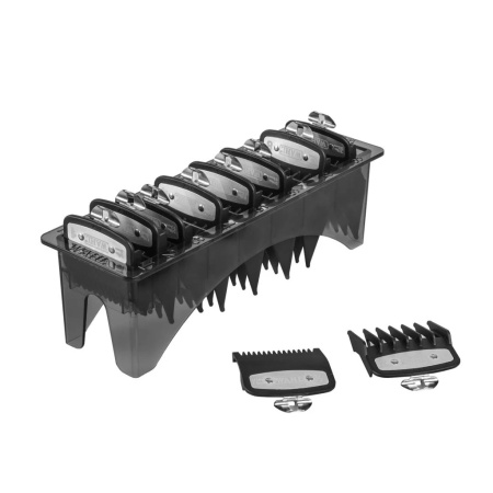 Set 10 Gratare / Inaltatoare si organizator Wahl Premium originale pentru masini de tuns 1.5-25mm - Img 3