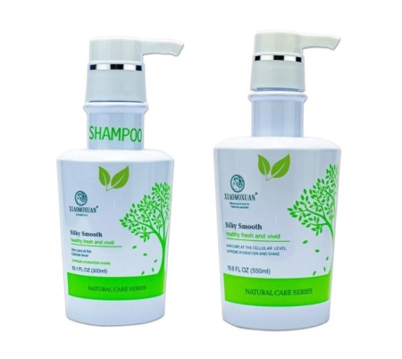 Set Cadou Xiaomoxuan S1M1 - Sampon 300ml + Masca 550ml cu Arbore de Ceai