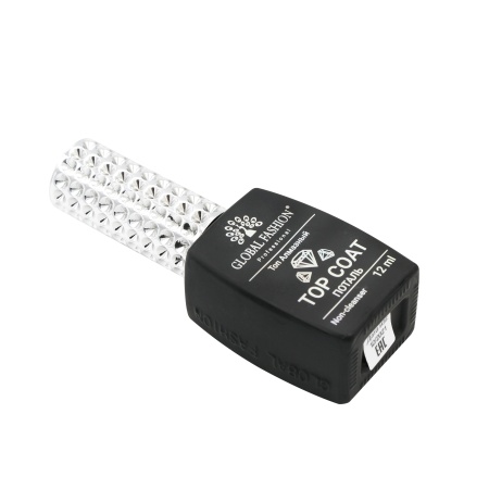 Top Coat reflectorizant Disco Silver pentru unghii, fara strat de dispersie, argintiu, 12ml - TPO Free - Img 3