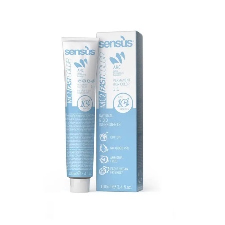 Vopsea De Păr Permanentă Fără Amoniac De 10min Sensus Mc2 Fast Color 100ml - Img 2