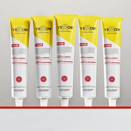 Yellow Professional Color Cream 100ml – Vopsea de Păr Permanentă cu Ulei de Argan pentru Culoare Vibrantă, Protecție și Hidratare Profundă - Img 2