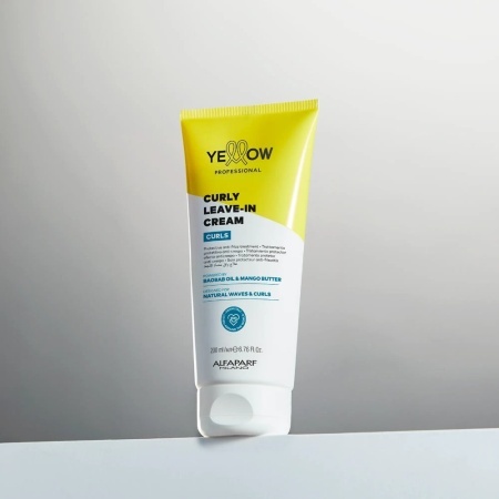 Yellow Professional Curls Cremă Leave-In pentru Definirea Buclelor– Protecție, Hidratare și Control Anti-Frizz - Img 5
