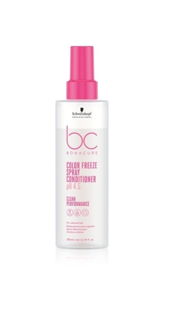 Balsam Spray Pentru Păr Vopsit Schwarzkopf Professional Bonacure Clean Performance Color Freeze Spray Conditioner - Img 2