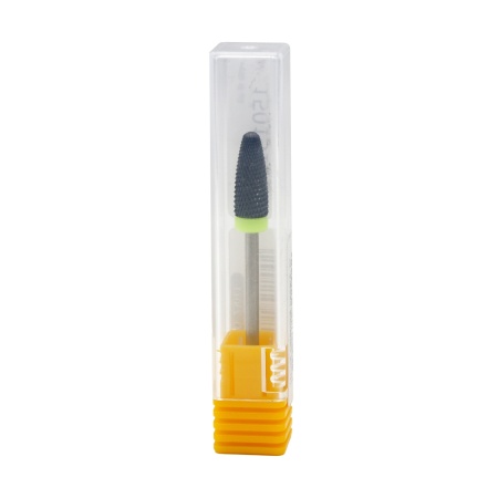 Bit Cap Freza Unghii Ceramica, Negru, Galben(Extra Dur), Pauco - 1501510 - Img 2