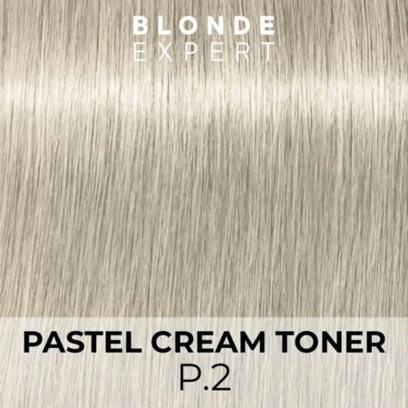 Indola Blonde Expert Pastel Cream Toner Vopsea De Păr Fără Amoniac– Ton pastelat cu reflexii metalice, pentru păr blond rafinat - Img 2