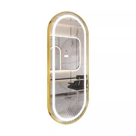 Oglinda Salon - Post de Lucru Frizerie/Coafor, Gold - Aramiu - Img 6