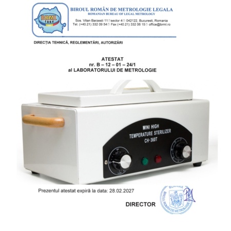 Pupinel Calibrat, Sterilizator Profesional 300W, CH-360T, Acte DSP Incluse - Img 8