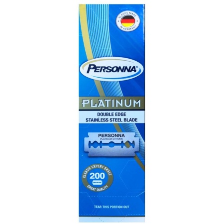 Set lame de ras Personna Platinum Double Edge 200 buc