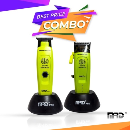 Set MRD - Masina de tuns + Masina de Contur - fara fir - Green