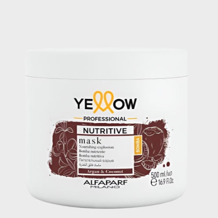 Yellow Nutritive Mask – Hidratare Intensă și Nutriție pentru Părul Uscat - Img 1