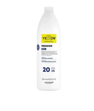 YELLOW Peroxide Tech+ 6% 20Vol – Emulsie Oxidantă Profesională pentru Colorare Uniformă și Strălucitoare - Img 4