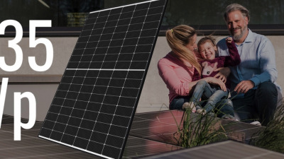 Sharp dezvăluie panoul solar de 435 Wp – Tehnologia puternică TOPCon combinată cu designul cadru negru