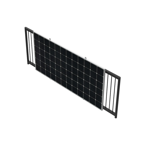 Balcony structure set, Panel assembly parallel to the balustrade plane - Img 1
