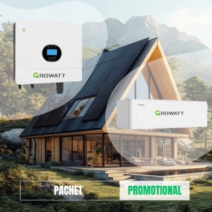 Growatt OFF-GRID inverter SPF6000 ES PLUS (6KW) Mono + Growatt ARK 2.5L 2.5 Kwh akkumulátor - Img 1