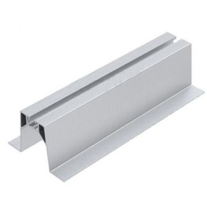Sistem de prindere cu minirail pentru 10 (1x10) panouri în tabla trapezoidala, Minirail 33cm - Img 3