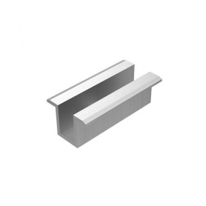 Sistem de prindere cu minirail pentru 10 (1x10) panouri în tabla trapezoidala, Minirail 33cm - Img 4