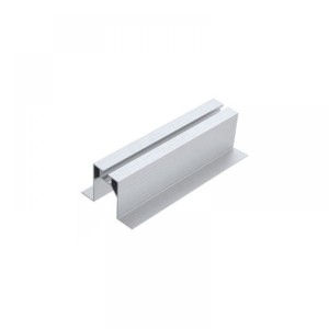Sistem de prindere cu minirail pentru 7 (1x7) panouri în acoperiș în țiglă metalică - Img 3