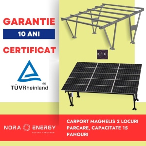 Carport fotovoltaikus készlet HIBRID Prosumator OPTIM PLUS 8KW - Img 4