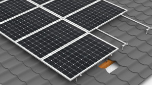 Csemperögzítő rendszer 24 (2x12) panelhez függőlegesen - Img 1
