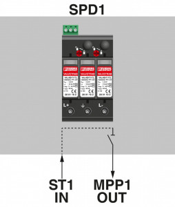 String combiner box (SCB) PhoenixContact SOL-SC-1ST-0-DC-1MPPT-1101 - Img 3