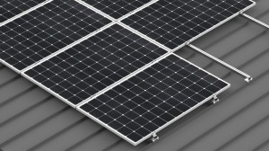 False sheet fastening system for 6 (1x6) panels vertically - Img 1