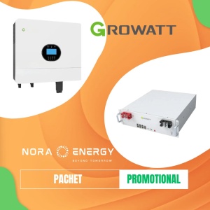 Invertor Growatt OFF-GRID SPF6000 ES PLUS (6KW) 48V Mono + Baterie 5 Kwh Growatt Hope 5.0L-B1 - Img 2