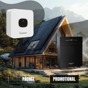 Invertor Growatt ON-GRID MIN5000TL-X (5KW) Mono + Baterie Marstek Venus 2.56KWH baterie - Img 1