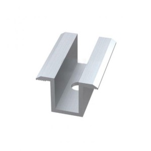 Sistem de prindere cu minirail pentru 7 (1x7) panouri în acoperiș în țiglă metalică - Img 8