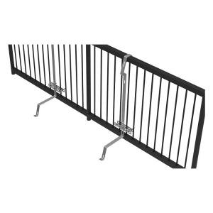 Balcony structure set, panel assembly with a 15 degree deviation from the balustrade plane - Img 5