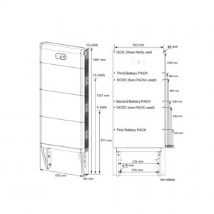 Suport de perete pentru acumulatori HUAWEI LUNA2000 - Img 3