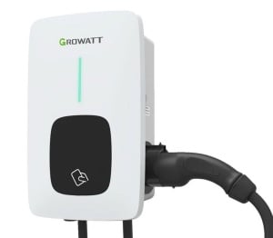 Statie incarcare pentru masini electrice, THOR 07AS-P-V1 (7KW) Monofazat cu cablu de alimentare de 5m, Smart EV Charger (WIFI,RIFD) Plug - Img 1