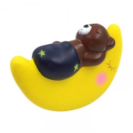 Jucarie / figurina Squishy parfumata, ursulet dormind, cu revenire lenta