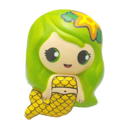 squishy ieftina sirena verde