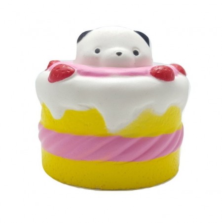 Squishy, jucarie parfumata, Jumbo, model tortulet cu urs panda