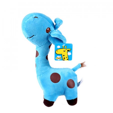 figurina din plus model girafa blue