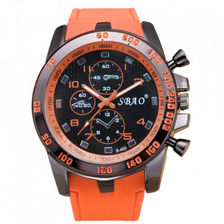 ceas barbatesc sport sbao culoare orange