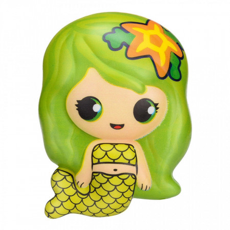 jucarie squishy ieftina model sirena verde