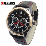 Ceas barbatesc Curren 8140, afisaj data - cod: #CR 016 + cutie cadou