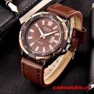 Ceas barbatesc masiv Xinew Time Master - brown + Cutie cadou - Img 4