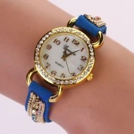 Ceas de dama, chic, cu cristale - blue