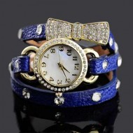Ceas de dama cu cristale - Royal Blue