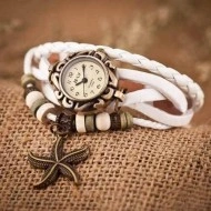 Ceas vintage dama cu pandant stea de mare - Img 2