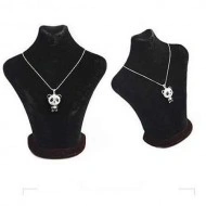 Colier fashion cu cristale si pandant ursulet panda - Img 2